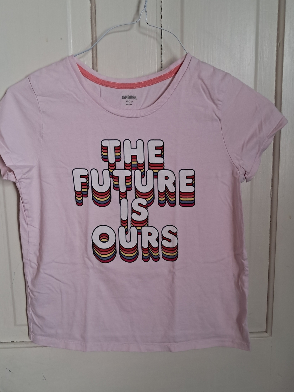 Gymboree Girls' Pink 'The Future Is Ours' Graphic Tee
